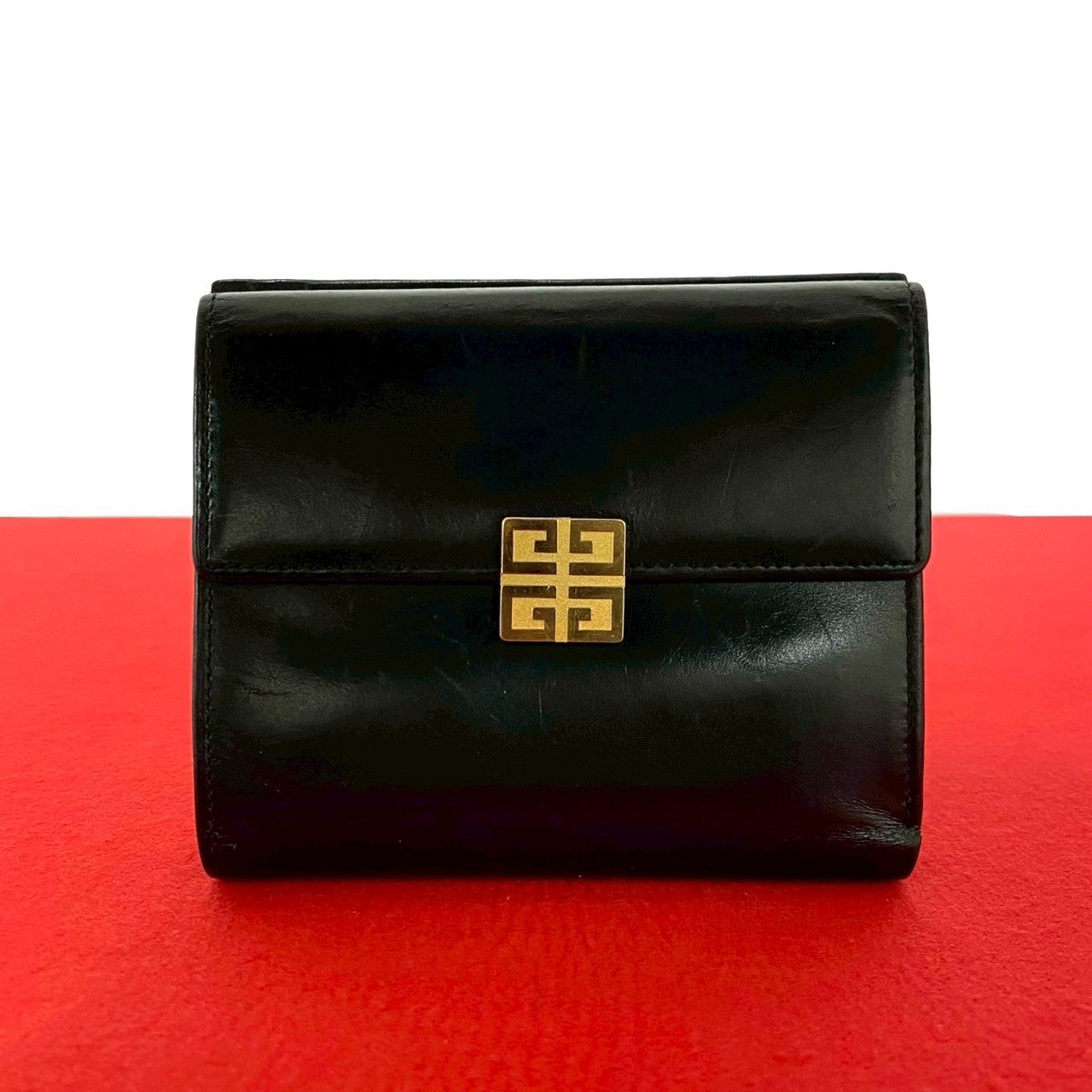 ジバンシィ 4G カーフレザー 二つ折り財布