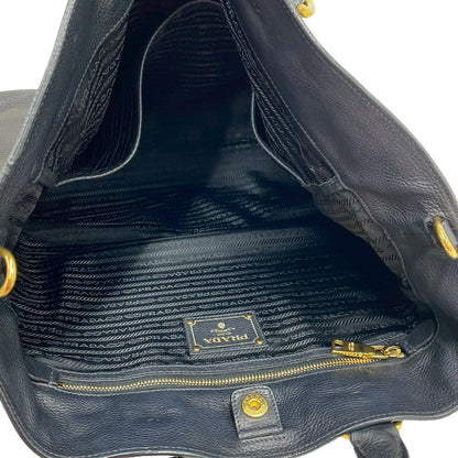 プラダ レザー2wayハンドバッグ