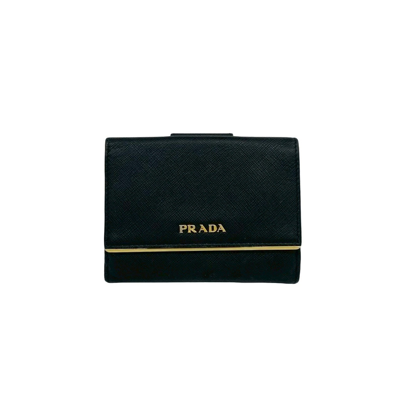 プラダ レザー二つ折り財布
