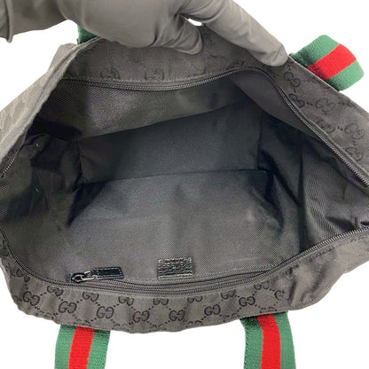グッチ GGキャンバス ナイロン トートバッグ