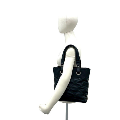 シャネル パリビアリッツ レザー キャンバス トートバッグ