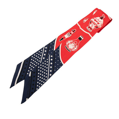 エルメス Les Flacons Bandana シルクツイリー