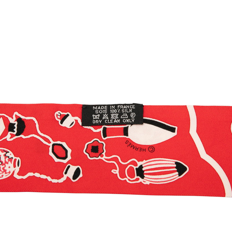 エルメス Les Flacons Bandana シルクツイリー
