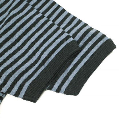 Slopeslow コットンインターロックストライプTシャツ