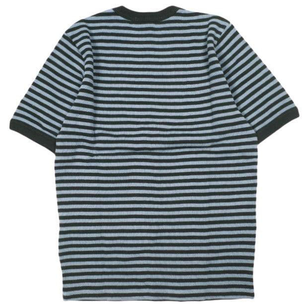 Slopeslow コットンインターロックストライプTシャツ