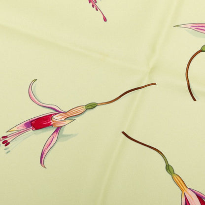 エルメス フクシャの花 カレ90 シルクスカーフ