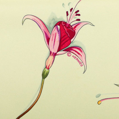 エルメス フクシャの花 カレ90 シルクスカーフ