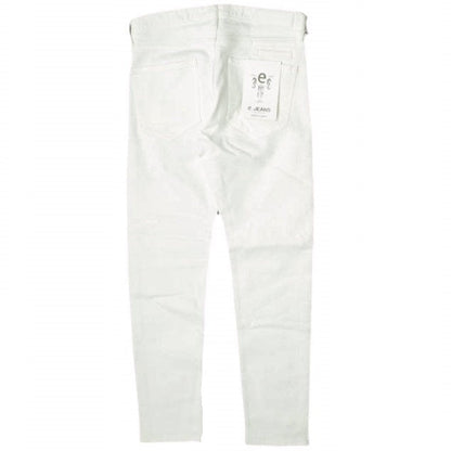 イージーンズ SLIM STRAIGHT コットン デニムパンツ