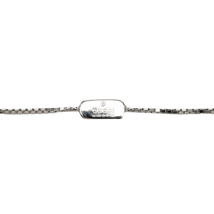 グッチ ハートモチーフ K18WG ダイヤモンドネックレス