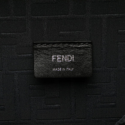 フェンディ ロゴ レザー エナメル 2WAY ショルダー バッグ