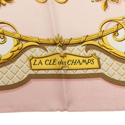 エルメス カレ90 La Cle des Champs シルクスカーフ