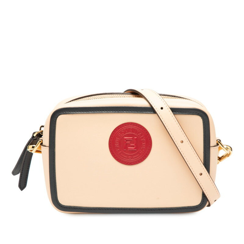 フェンディ カム ロゴ レザー ショルダー バッグ