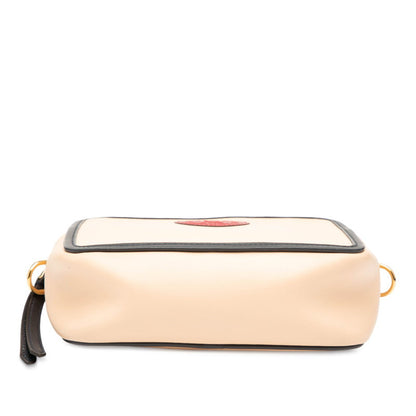 フェンディ カム ロゴ レザー ショルダー バッグ