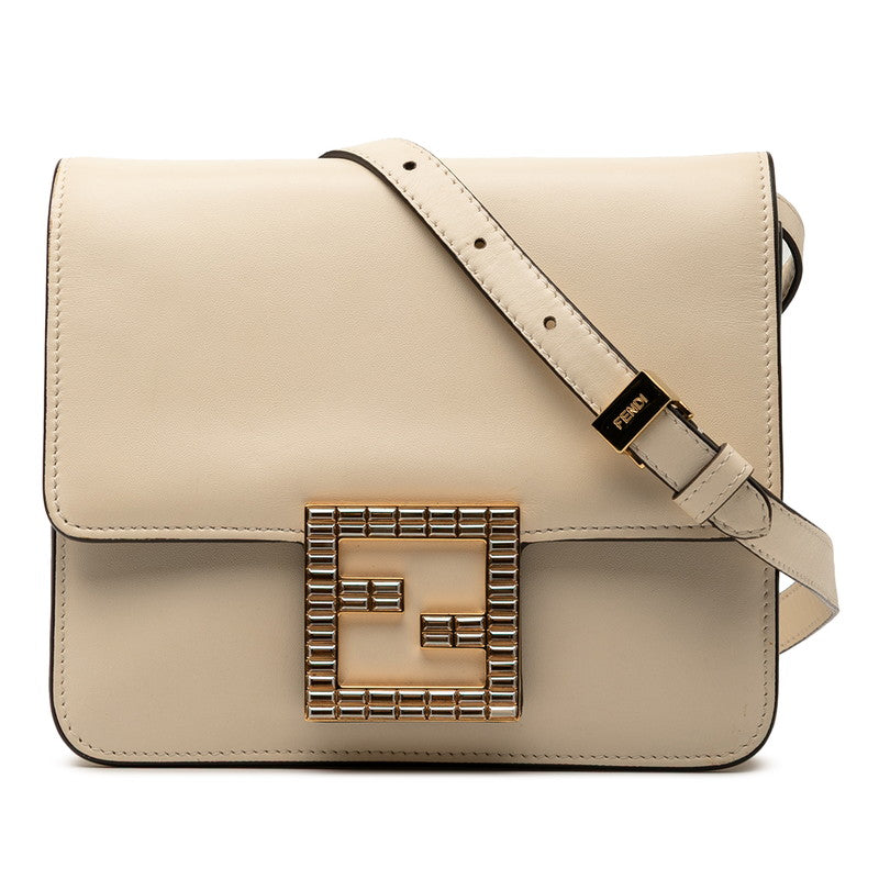 フェンディ FENDI FAB レザー ショルダーバッグ