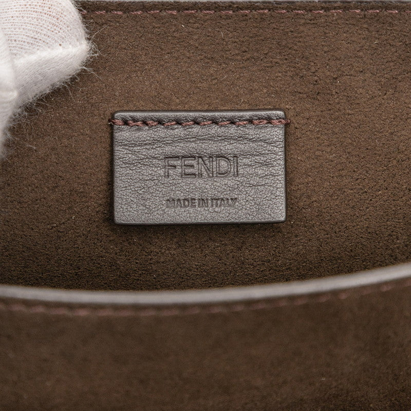 フェンディ FENDI FAB レザー ショルダーバッグ