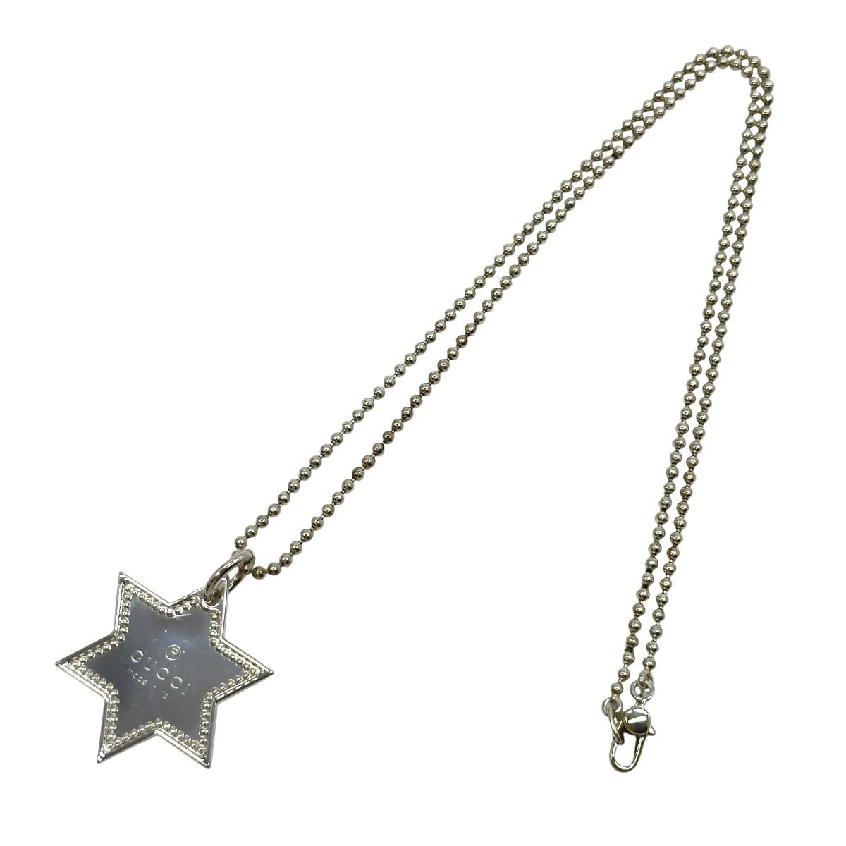 グッチ Star of David シルバー ネックレス