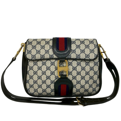 グッチ GGレザーPVCショルダーバッグ
