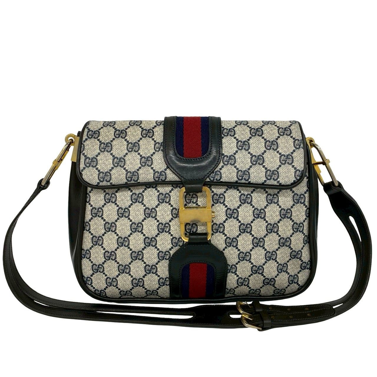 グッチ GGレザーPVCショルダーバッグ