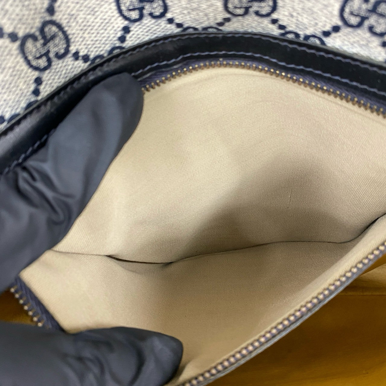 グッチ GGレザーPVCショルダーバッグ