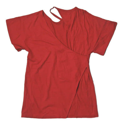EARIH アシンメトリー T コットン Tシャツ