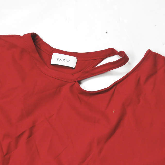 EARIH アシンメトリー T コットン Tシャツ
