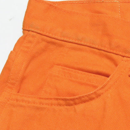 NEON SIGN スキニー デニム パンツ オレンジ
