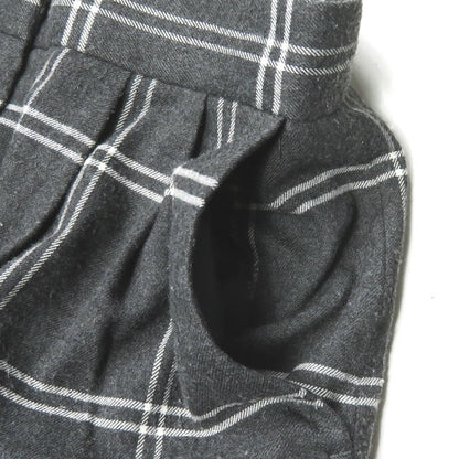 Demi-Luxe BEAMS ウィンドウペーン ワイド クロップド パンツ