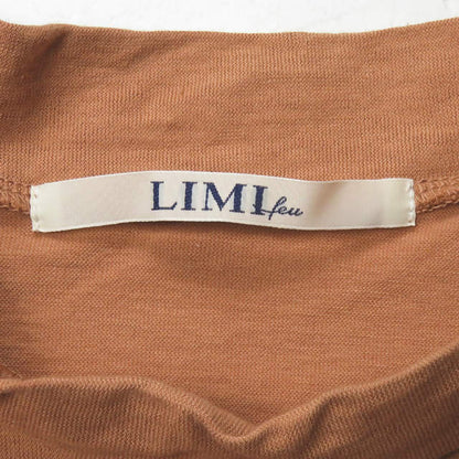 LIMI feu ハイ ネック 長袖 トップ ブラウン