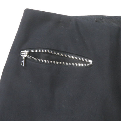 Drawer フロント ジップ タイト スカート コットン ストレッチ