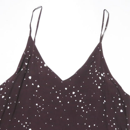 フィーニー Rayon heart printed camisole dressワンピース