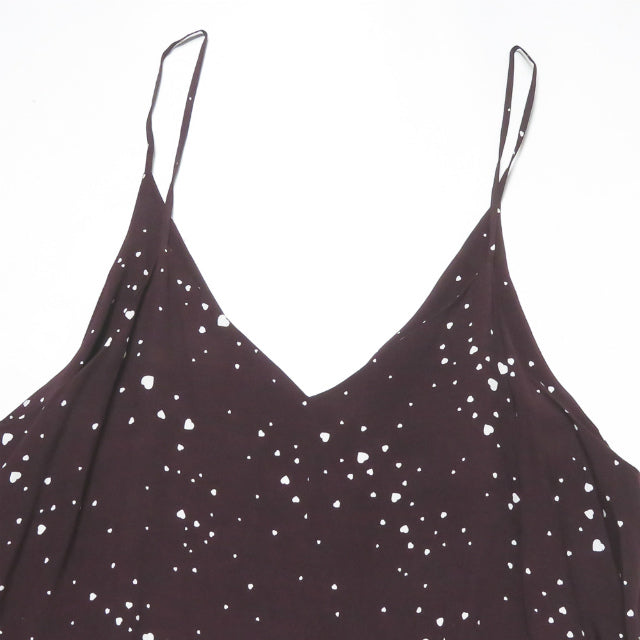 フィーニー Rayon heart printed camisole dressワンピース