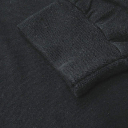 VEIL ロゴ 刺繍 長袖 Tシャツ ブラック