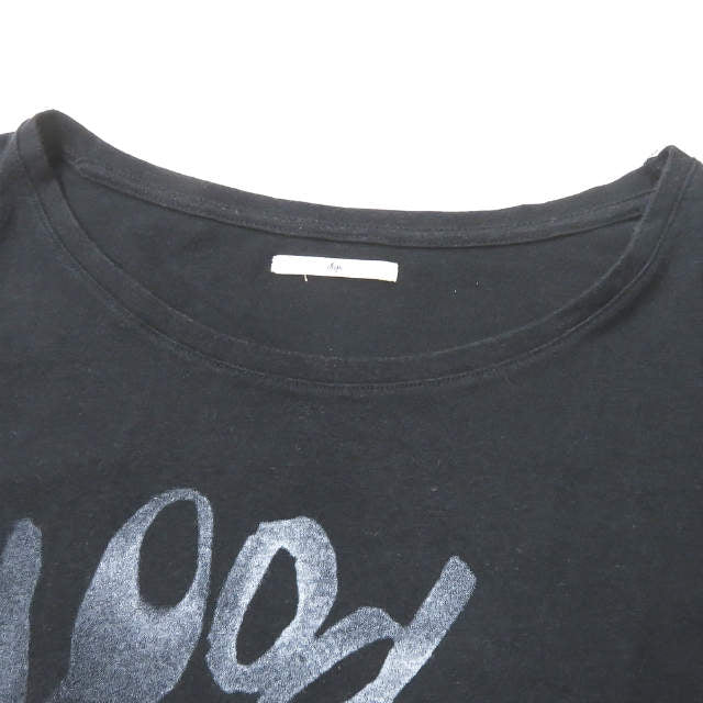 SHIPS ロゴ プリント コットン Tシャツ