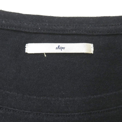 SHIPS ロゴ プリント コットン Tシャツ