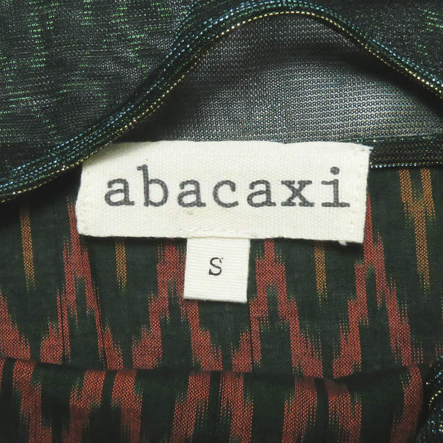 abacaxi ミックス メディア ドレス コットン ナイロン