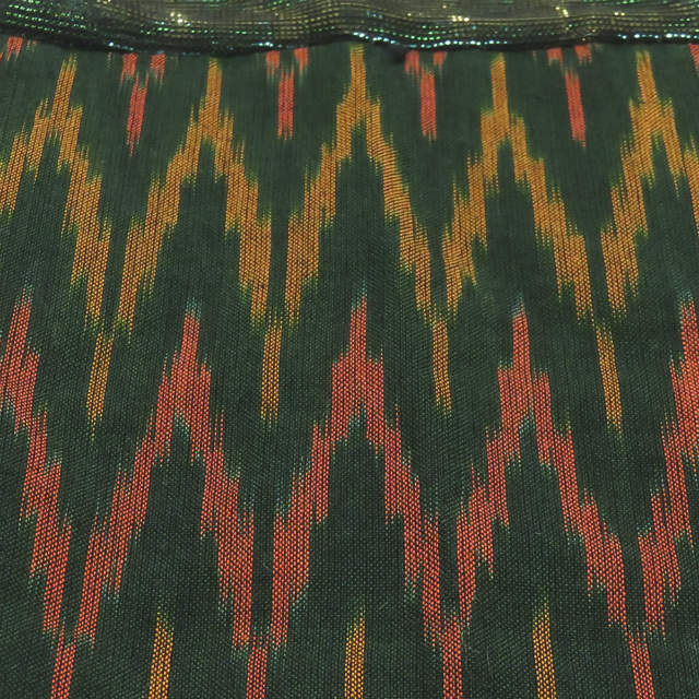 abacaxi ミックス メディア ドレス コットン ナイロン