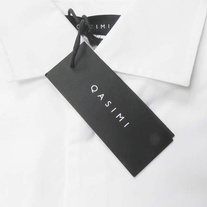 QASIMI SOOK ポプリン ビブ シャツ SH11 ホワイト