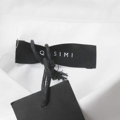 QASIMI SOOK ポプリン ビブ シャツ SH11 ホワイト