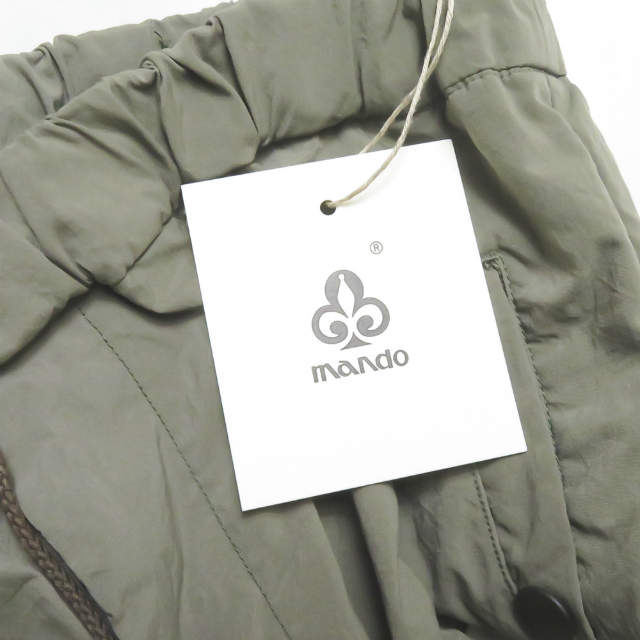 マンド GARMENT DYED MILITARY ポリエステルパンツ
