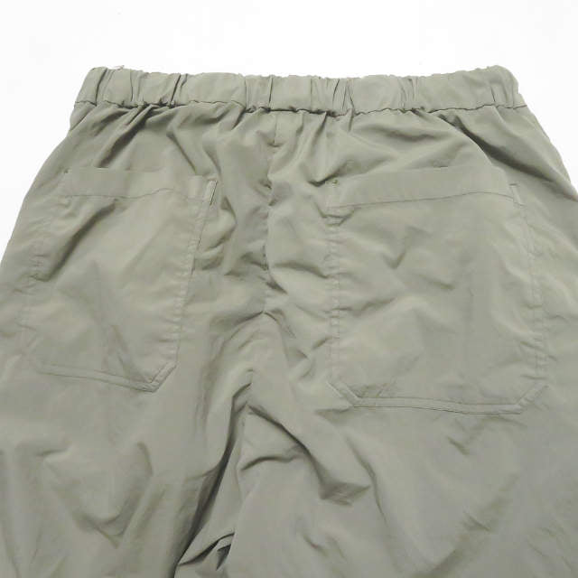 マンド GARMENT DYED MILITARY ポリエステルパンツ