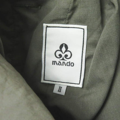 マンド GARMENT DYED MILITARY ポリエステルパンツ