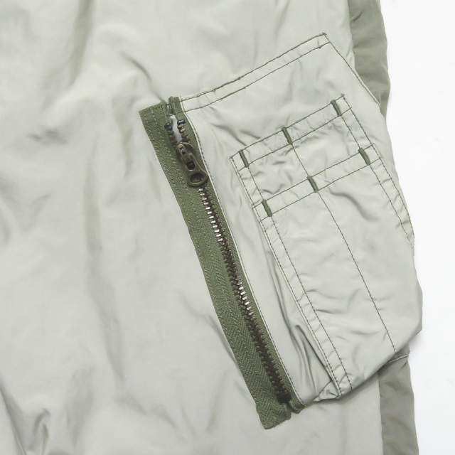 マンド GARMENT DYED MILITARY ポリエステルパンツ
