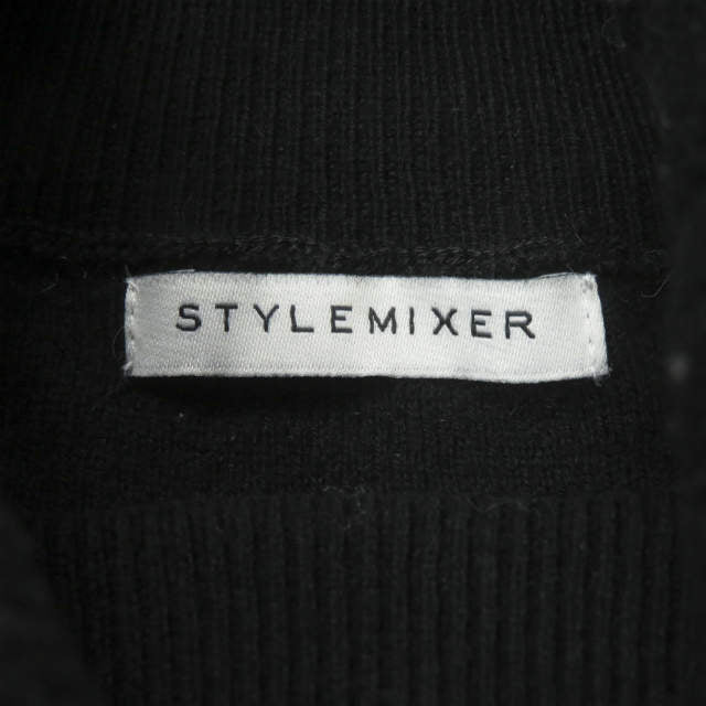 STYLEMIXER ルーズ ニット プルオーバー セーター M ブラック