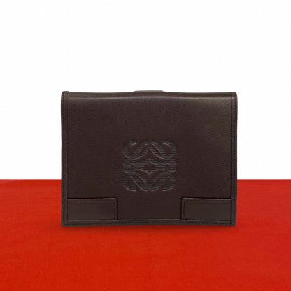 ロエベ レザー 二つ折り財布