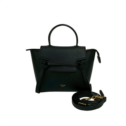 セリーヌ ベルトバッグ レザー2wayバッグ
