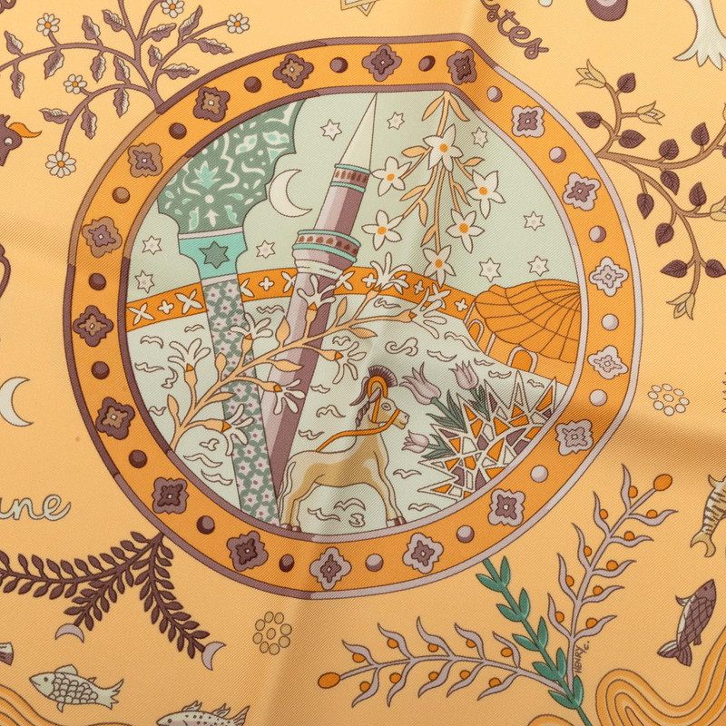 エルメス Escales Mediterraneennes シルク大判スカーフ