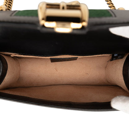 グッチ シルビー レザー ショルダーバッグ