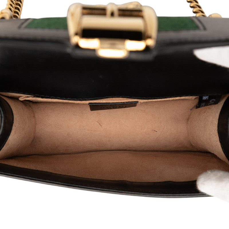 グッチ シルビー レザー ショルダーバッグ