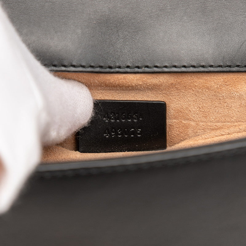 グッチ シルビー レザー ショルダーバッグ