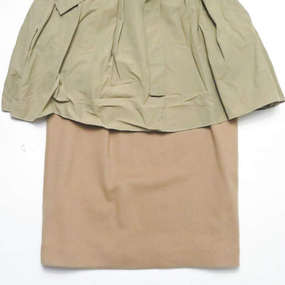 YOSHIYO レース スリーブ レイヤード ワンピース ドレス